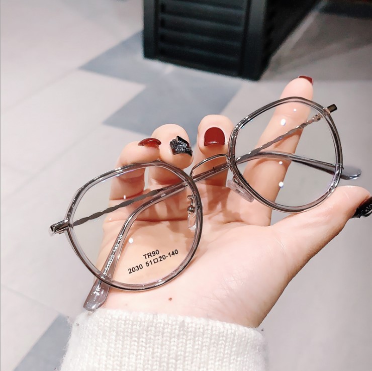 The New Polygonal Anti-blue Light Glasses Frame Korean Version - Image 6