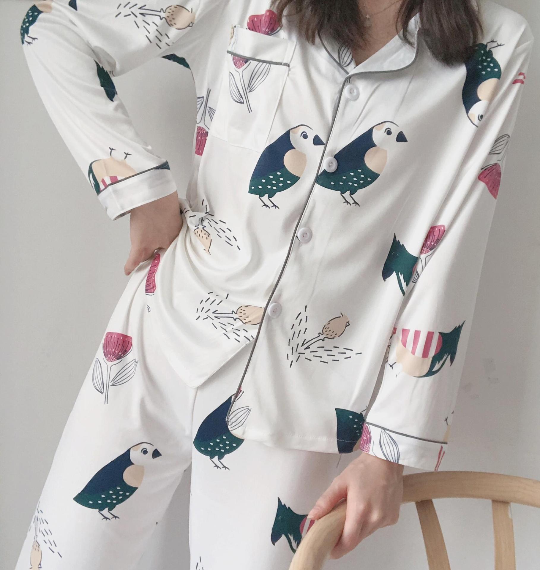 Title 3, Pajamas Ladies Home Service Suit Long Sleeve Ca...