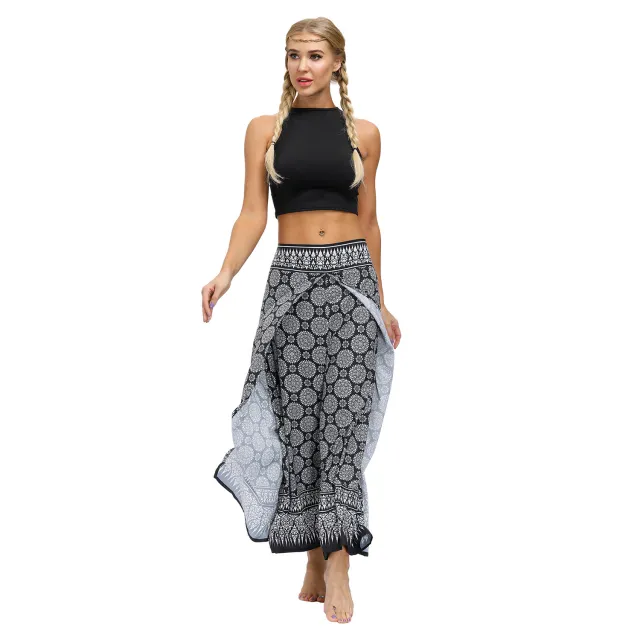 Ethnic Print Boho Outdoor Gym Yoga Pants Yea041 - Shop at LoveMi