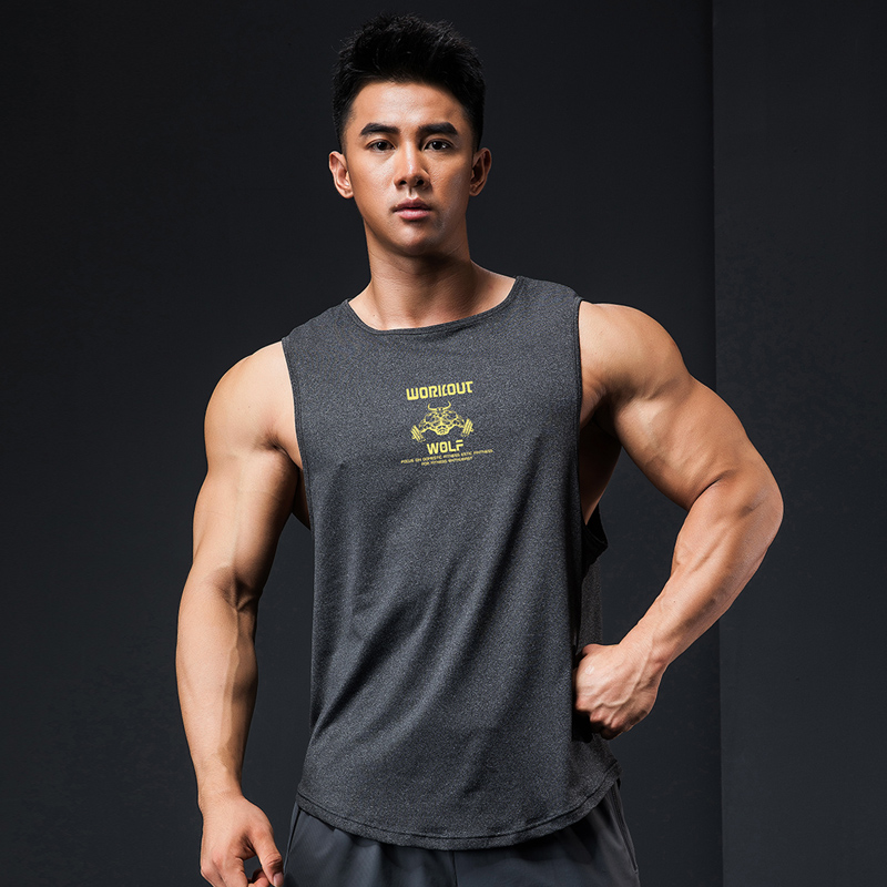 Men's Sleeveless Sports Quick-drying Clothes Loose Breathable Fitness Vest