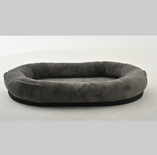 Large Dark Grey Human Dog Bed CJdropshipping