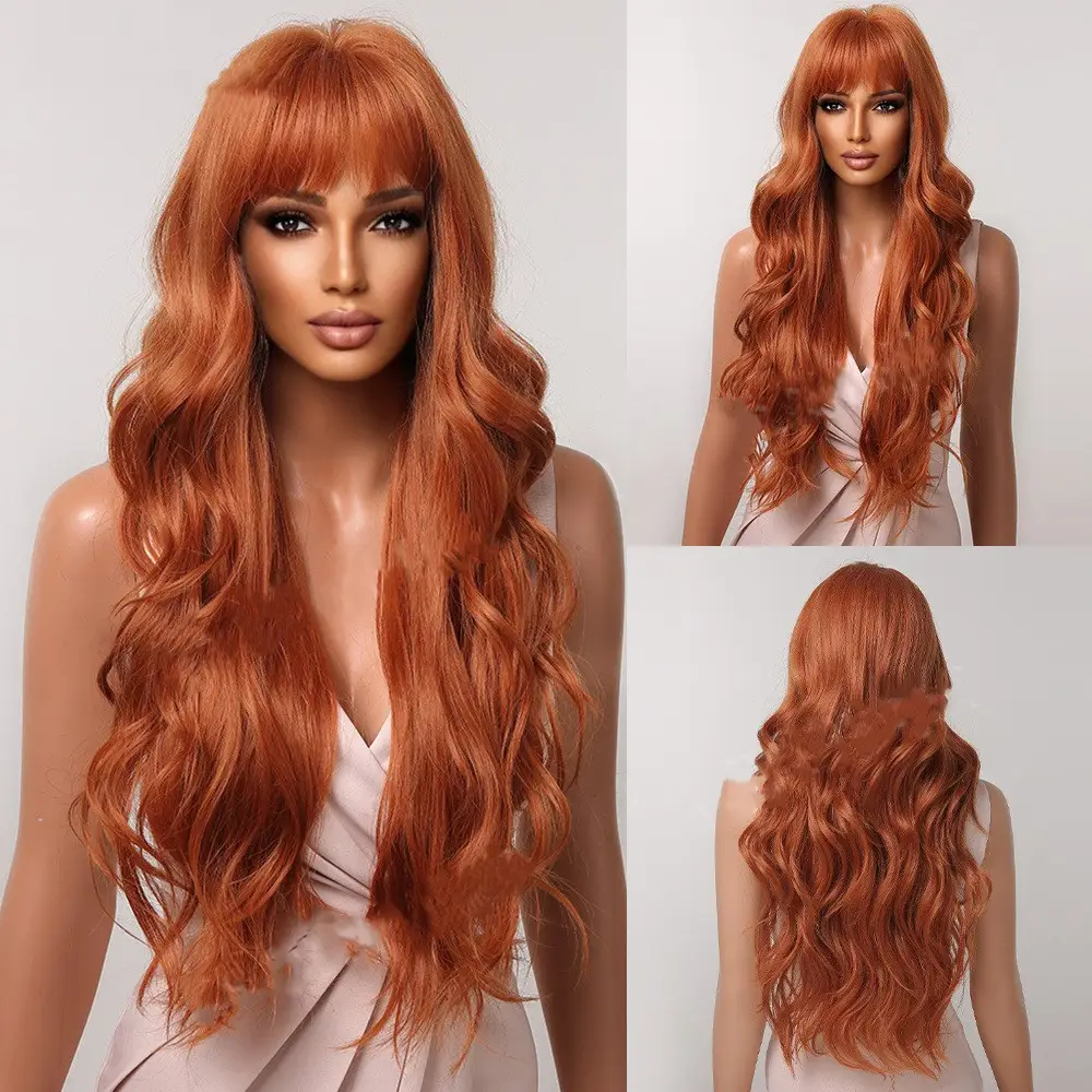 Fluffy Fashionable High-temperature Silk Wig