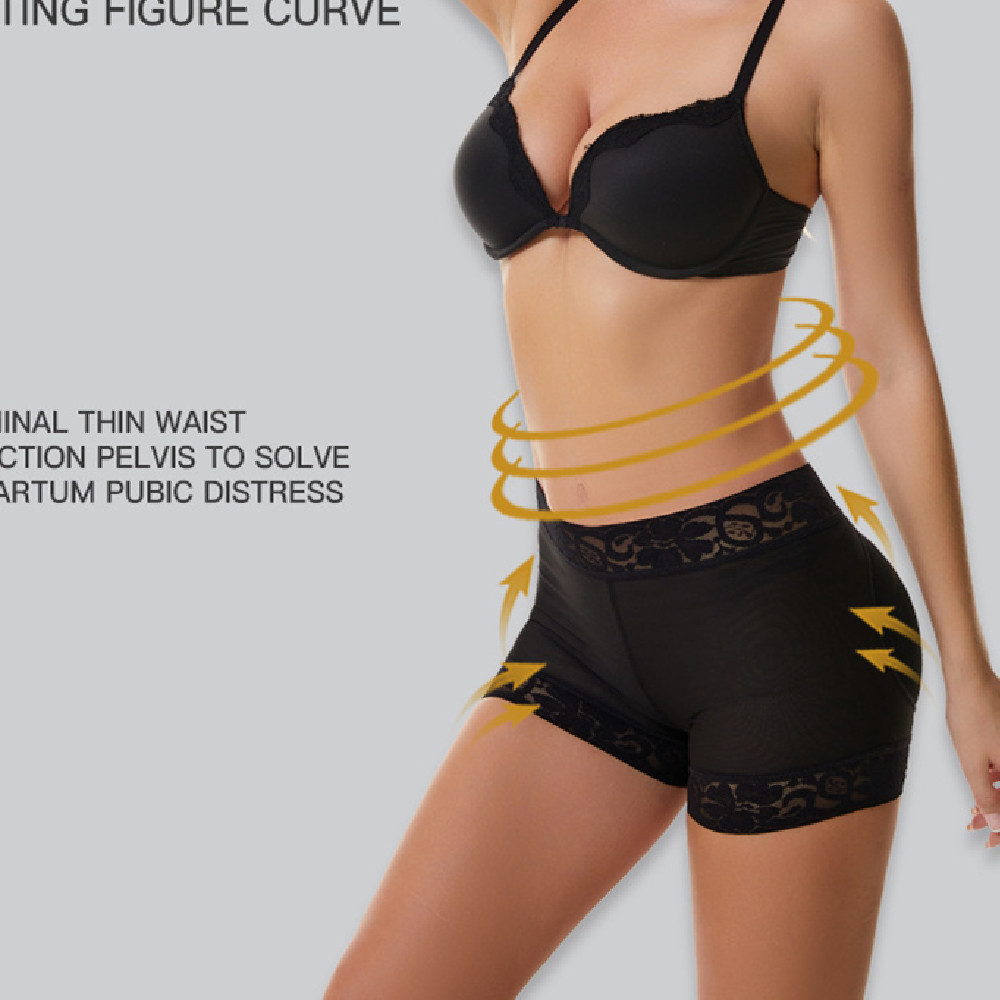Body Shaping Boxer Belly Contracting Pant Belt Pad - Image 3
