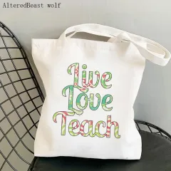 Canvas Tote Bag Pattern Environment-friendly Shopping Large Capacity - 23Style - View 1