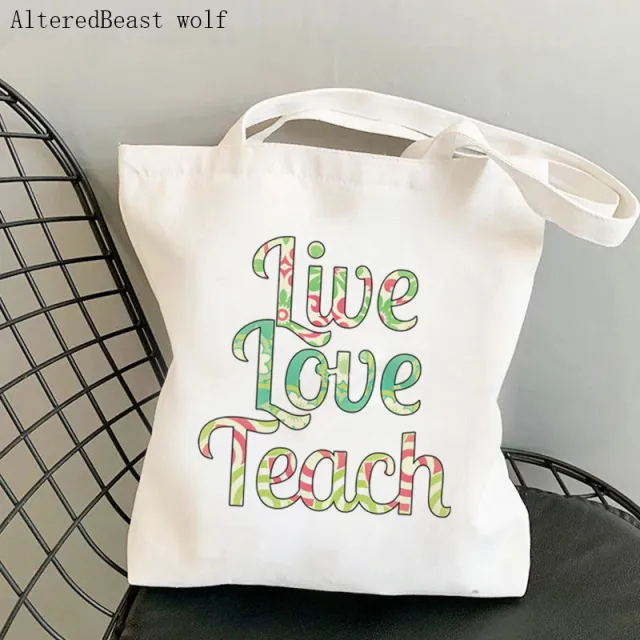 Canvas Tote Bag Pattern Environment friendly Shopping Large Capacity 23Style - Shop at LoveMi