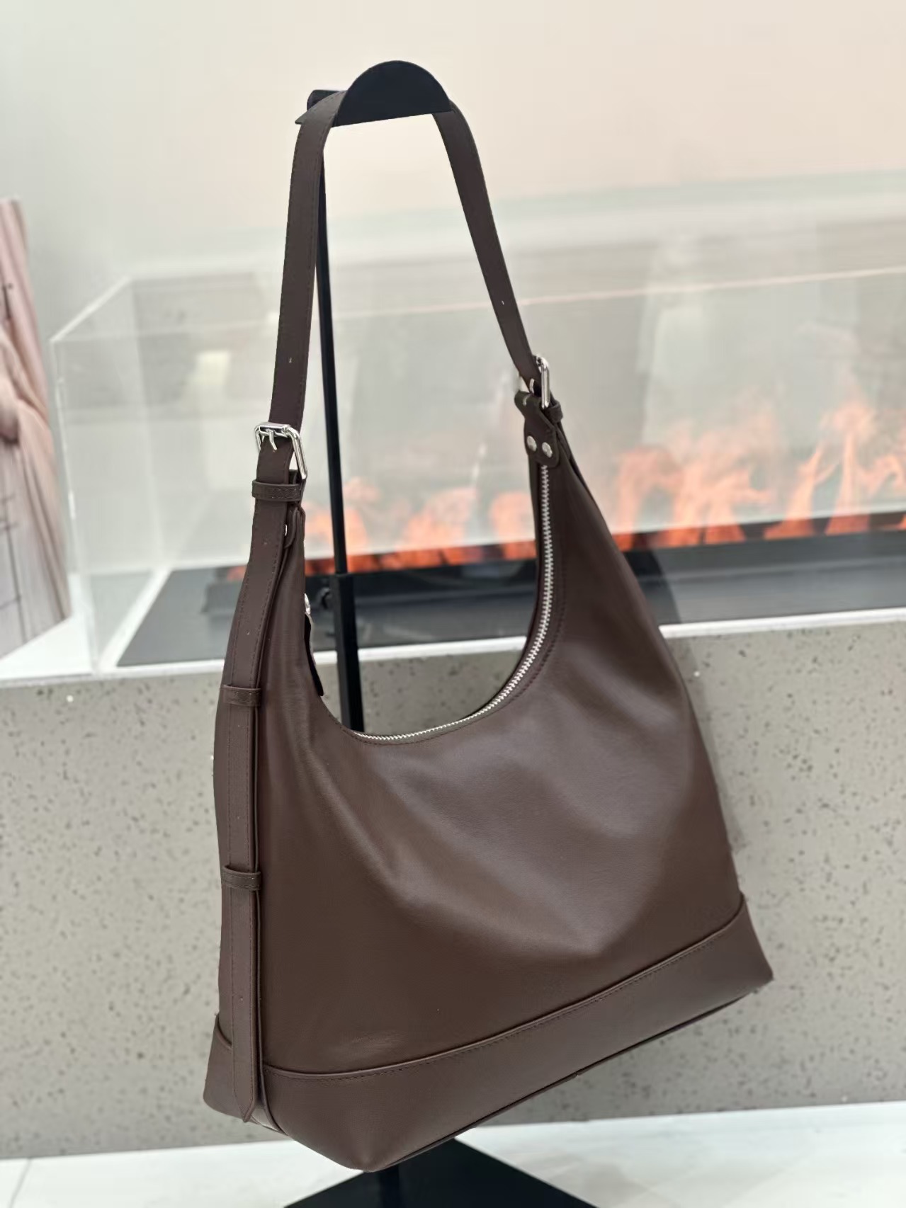 2026 nouveau sac sous les bras en peau de vache de première couche pour femmes – Image 5