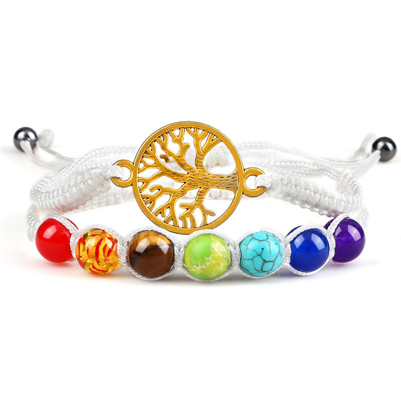 Seven Color Beaded Turquoise Handwoven Bracelet