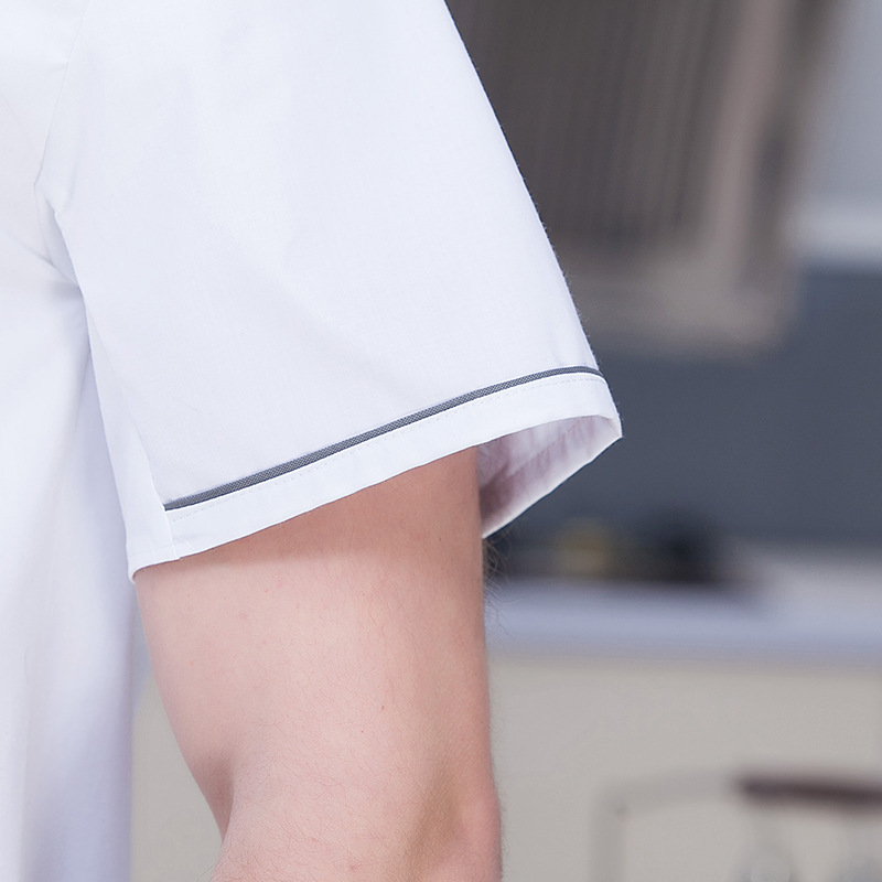 Hotel Chef Uniform Short-sleeved Overalls Restaurant