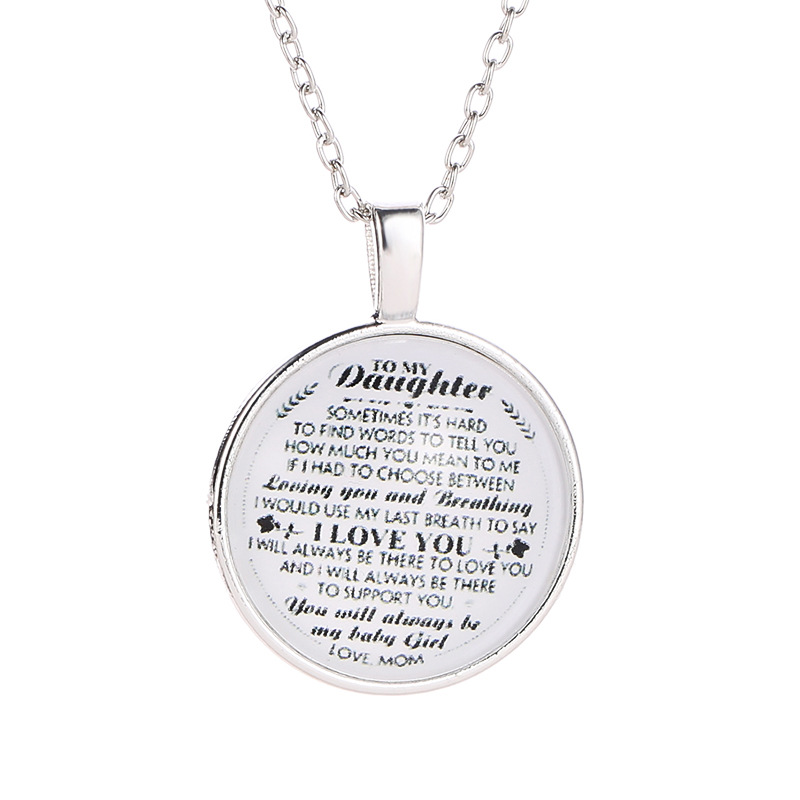 Child Family Necklace Personality Letter Necklace