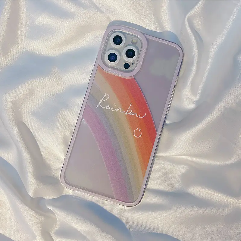 Creative Rainbow Silicone Phone Case Cover