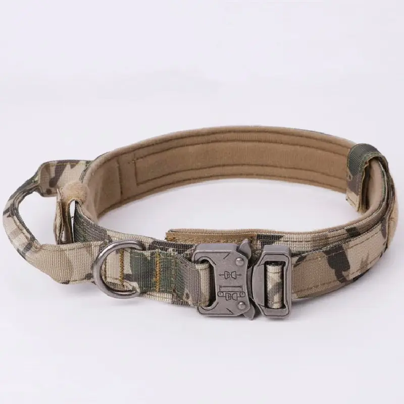 Tactical Dog Collar Adjustable Pet K9 Dog