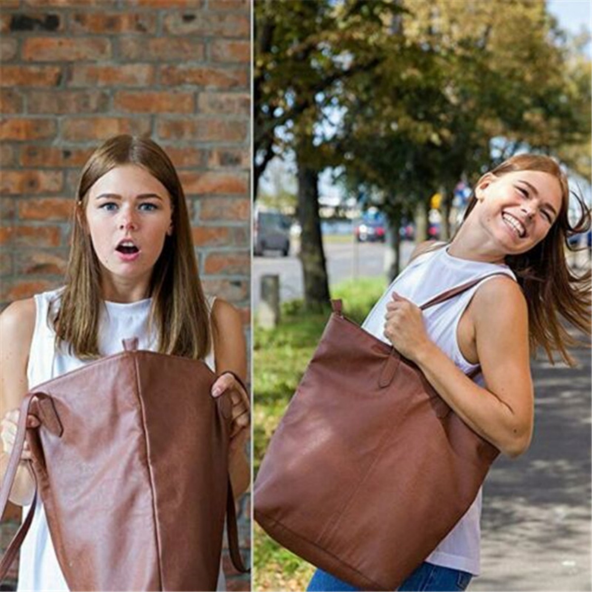 Women Organizer Handbag Felt Travel Bag Insert Liner Purse Organiser Pouch M-XL - Bags & Accessories