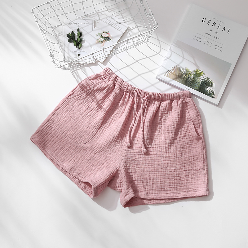 Womens hummus crepe shorts