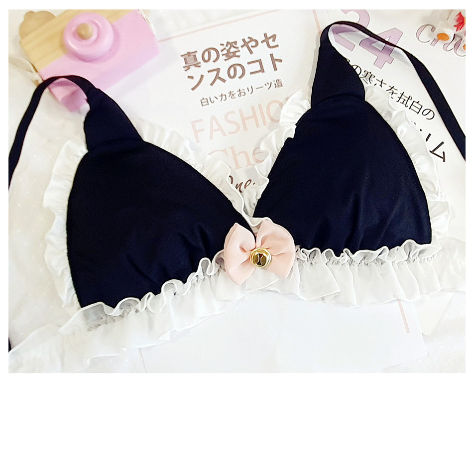 Title 3, Milk silk no steel ring bra set