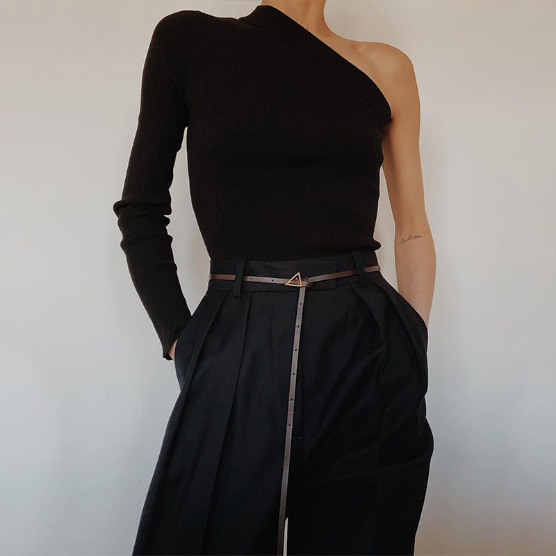 Title 5, High Waist Wide Leg Trousers