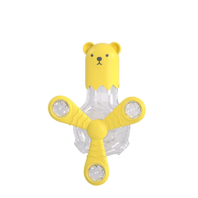 Pet Cat Toy Light emitting Sound Rotating Multi function Leaker Yellow - Shop at LoveMi