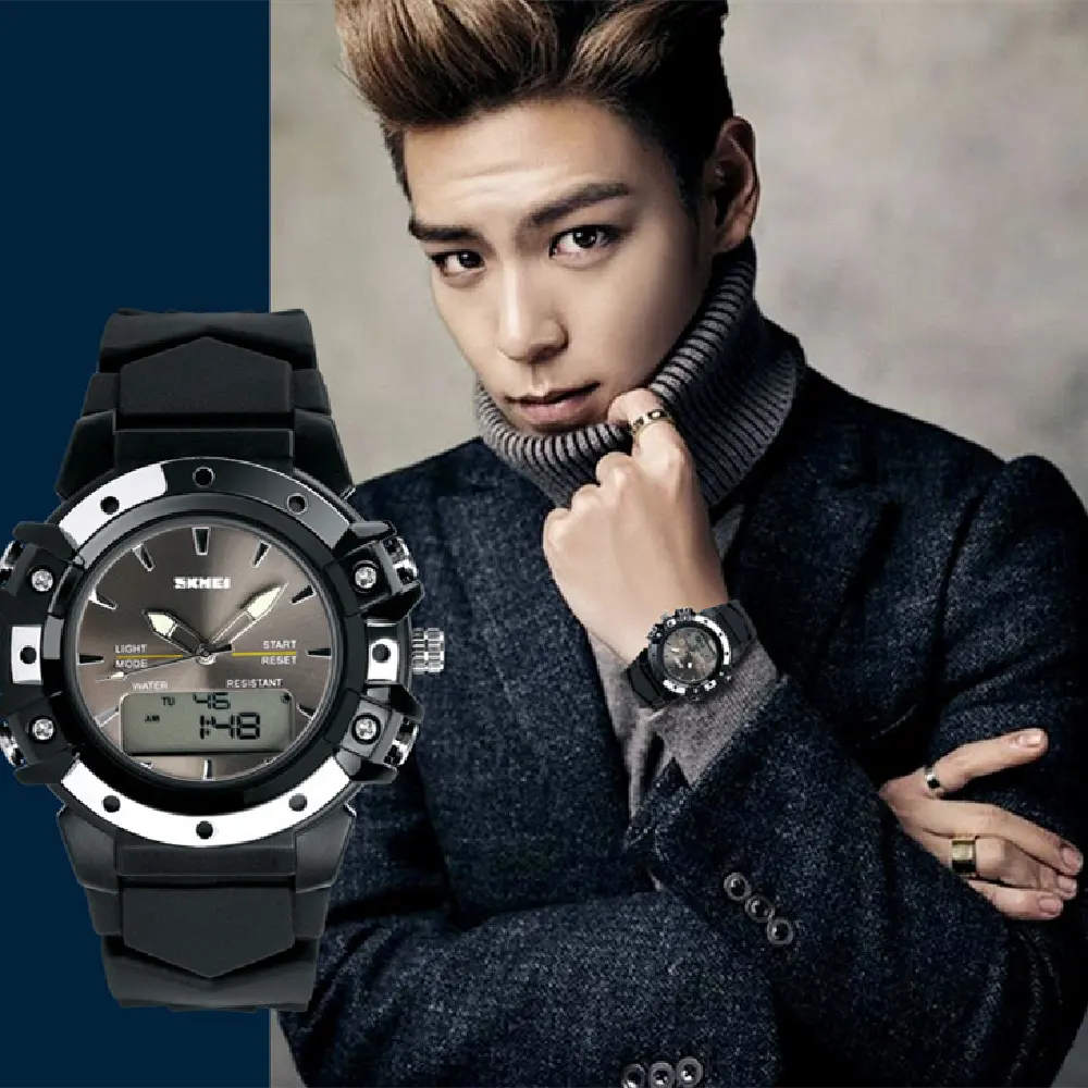 Hipster Double Display Electronic Watch Multifunctional Student