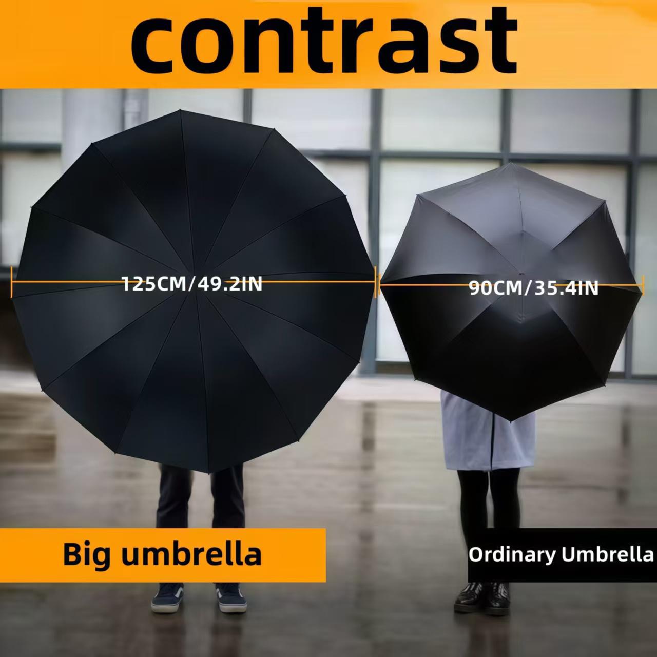 Double Umbrella, 12-rib Reinforced, Windproof And Waterproof, A Must-have Multi-functional Umbrella For Heavy Rain.Self-pickup Only. image 16