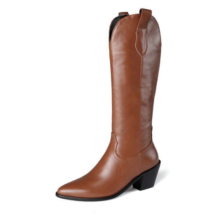 Title 6, Botas Martin femininas de bico fino plus size c...