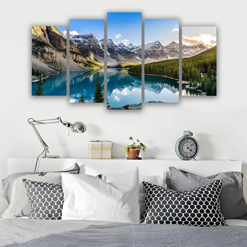 Canvas Wall Arts Moraine Lake And Mountain