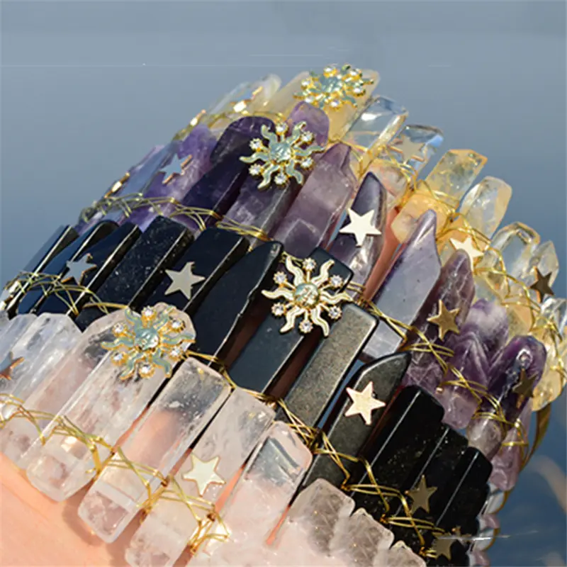 Natural Crystal Crown Hair Band