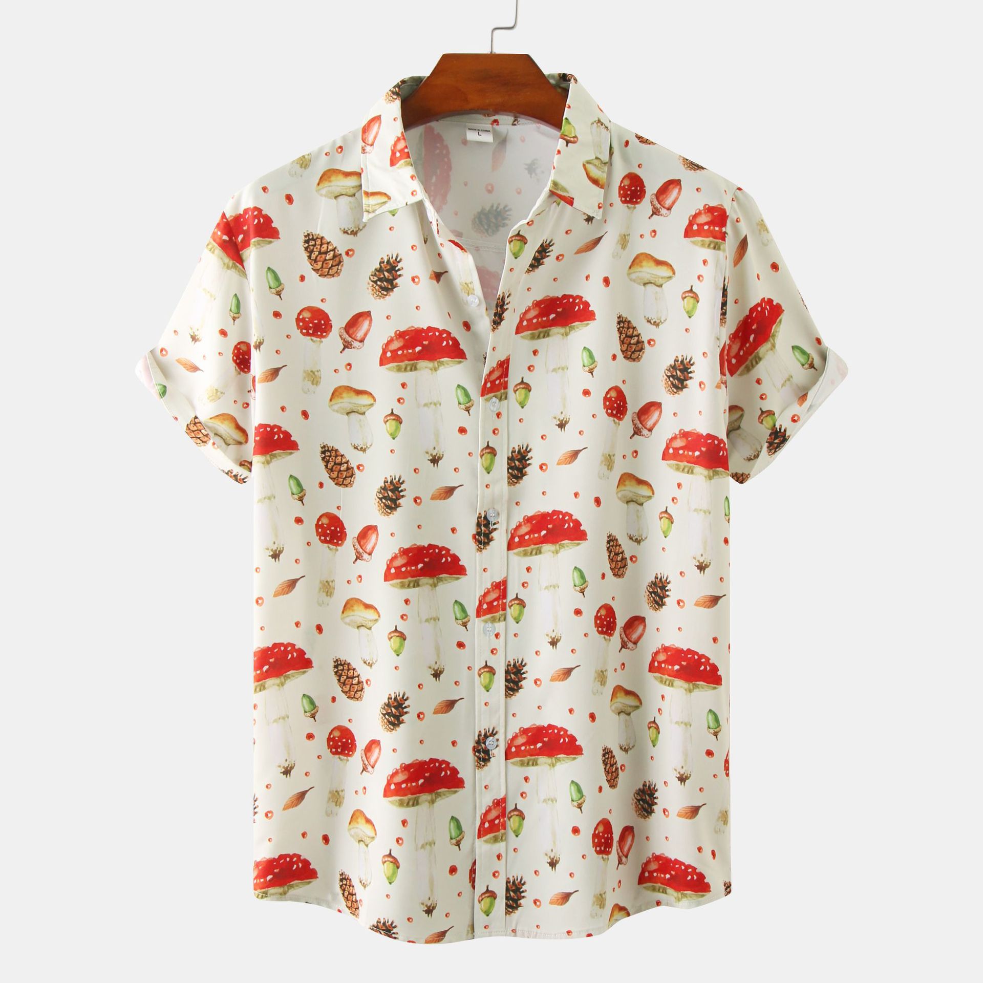 Title 8, Losse Cardigan-shirt met bloemenprint en korte ...