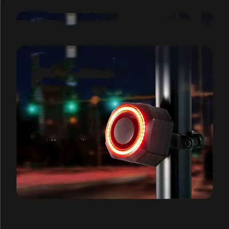Bicycle Smart Taillight Anti-theft Alarm Brake Warning