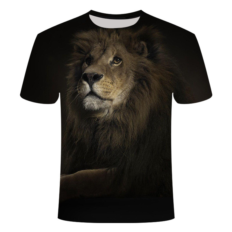 Title 12, Lion Tiger T-shirt Men