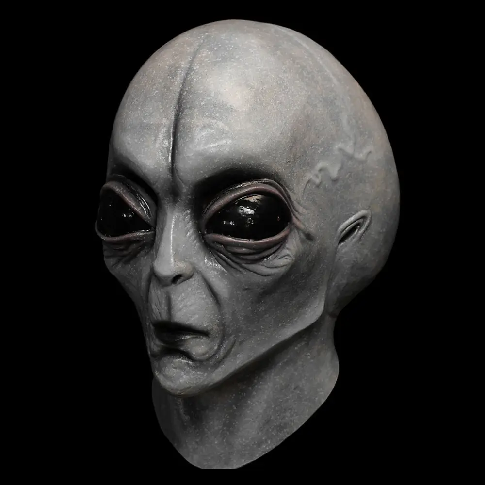 Grey Alien Latex Mask