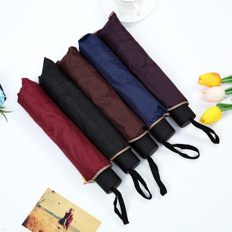 Black Casual Gothic Umbrella
