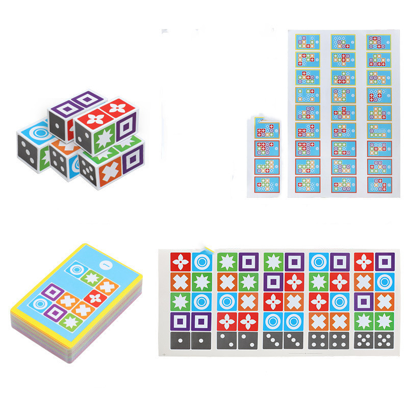 Title 4, Ruimtelijke Matching Puzzle Master Educatief De...