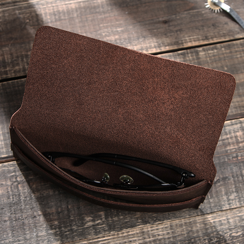 Étui à lunettes en cuir — Protection élégante pour voyage 4
