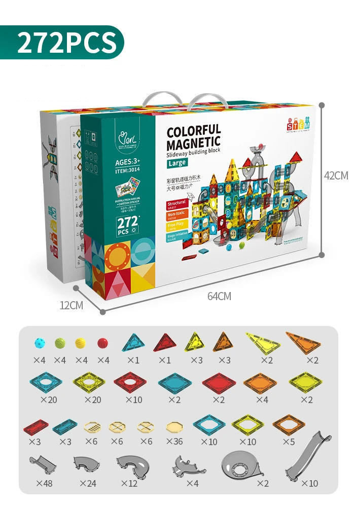 Title 6, Magnetic Piece Building Block Set Variety Lifti...