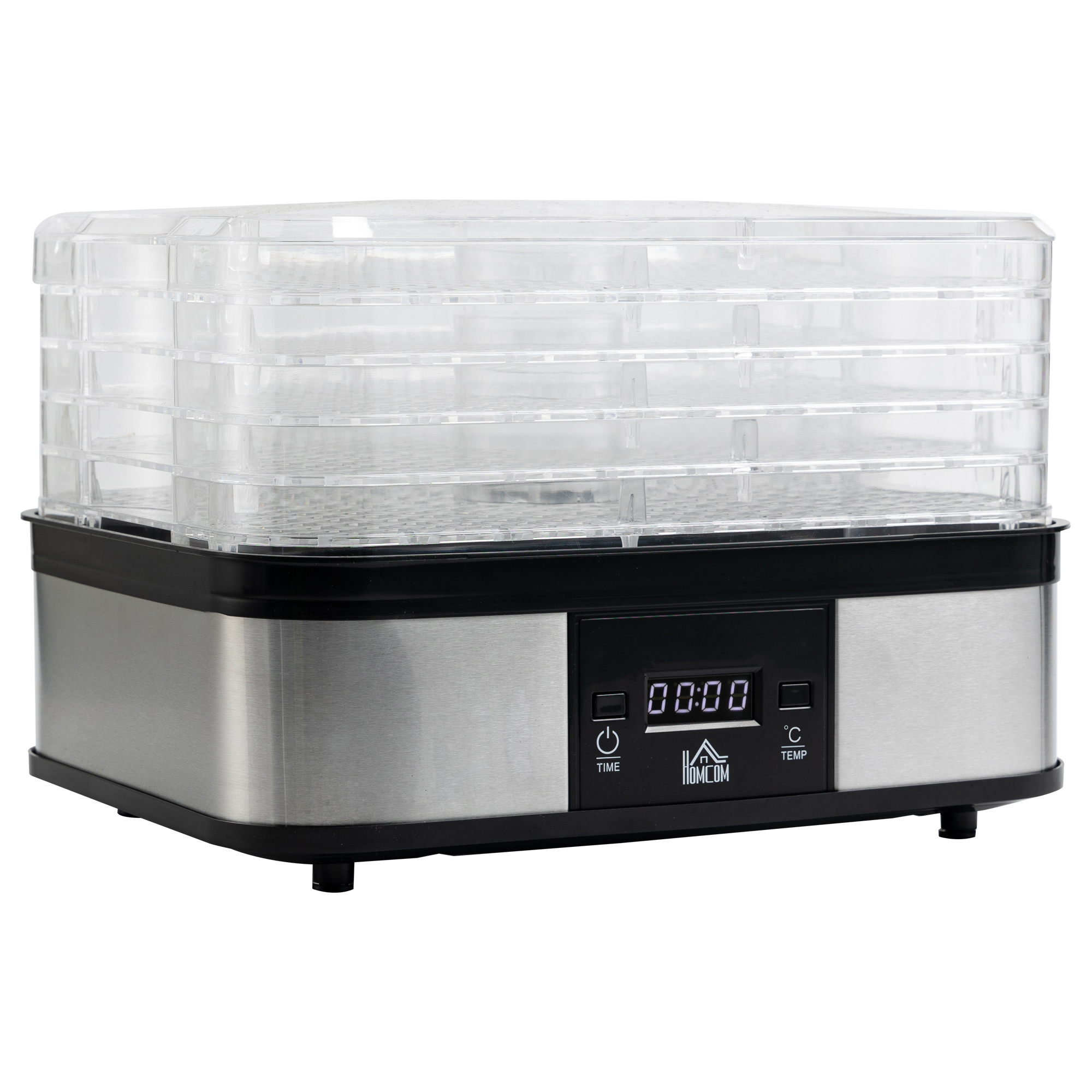Five Layer Food Dehydrator, 245W Stainless Steel Dryer With Adjustable — image 2