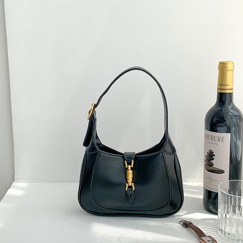 Small Design Portable Messenger Shoulder Bag Black - Shop at LoveMi