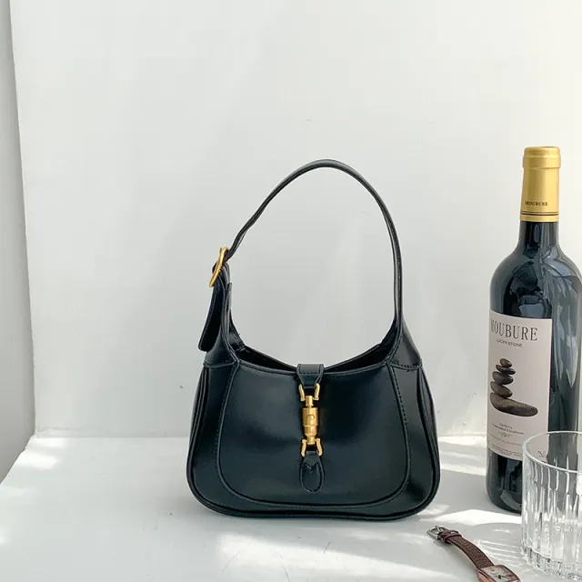 Small Design Portable Messenger Shoulder Bag Black - Shop at LoveMi