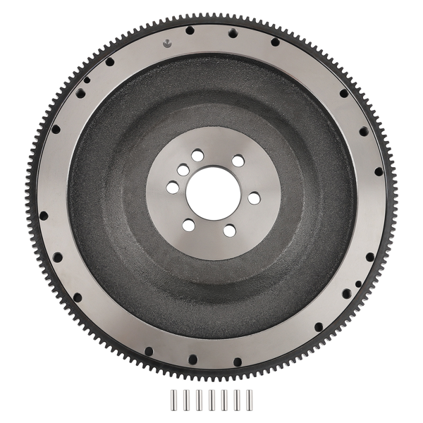 OEM-spec 168-tooth flywheel ring gear teeth engagement view Silverado LS swap
