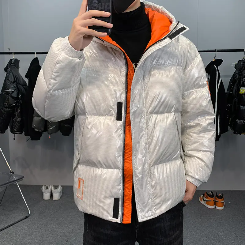 Thickened Warm Bright Windproof 90 Down Jacket