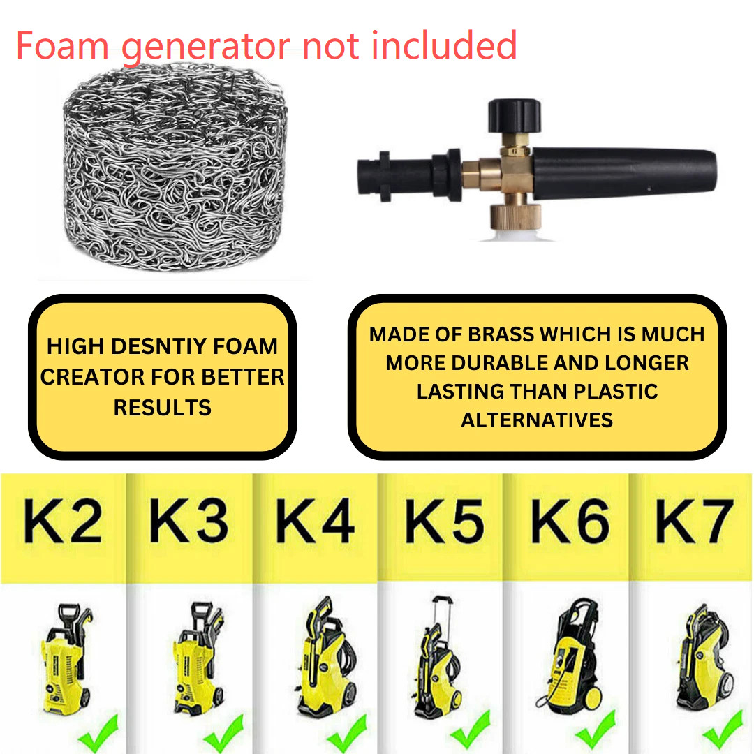 Karcher Snow Foam Lance Gun K2-K7 Cannon Car Pressure Washer Washing Bottle 1L — image 7