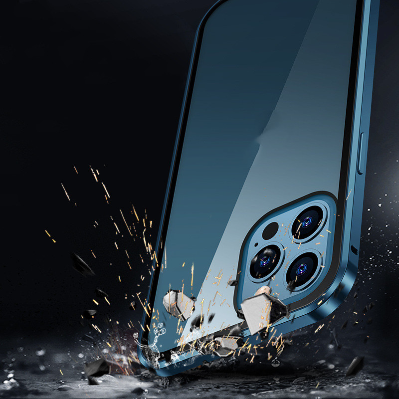 Stylish Double Sided Snap Lock Privacy Phone Case - Image 2