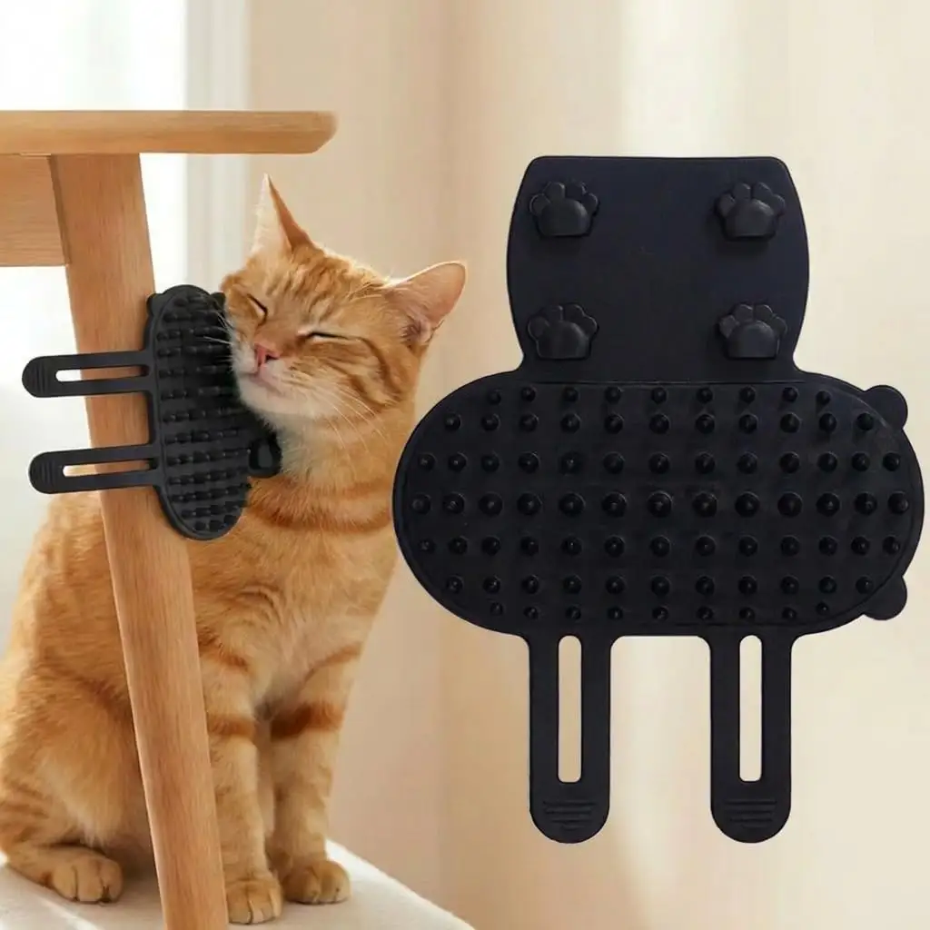 Cat Self Groomer, Silicone Soft Wall Corner