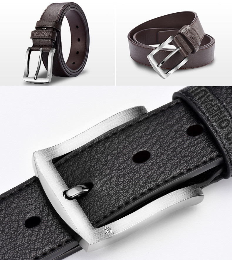 Korean Style Men's Casual Belt With Pin Buckle