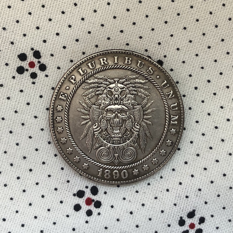 38MM Antique Silver Coin Crafts - Image 6