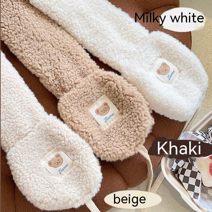 Winter Warm And Cute Bear Earmuffs