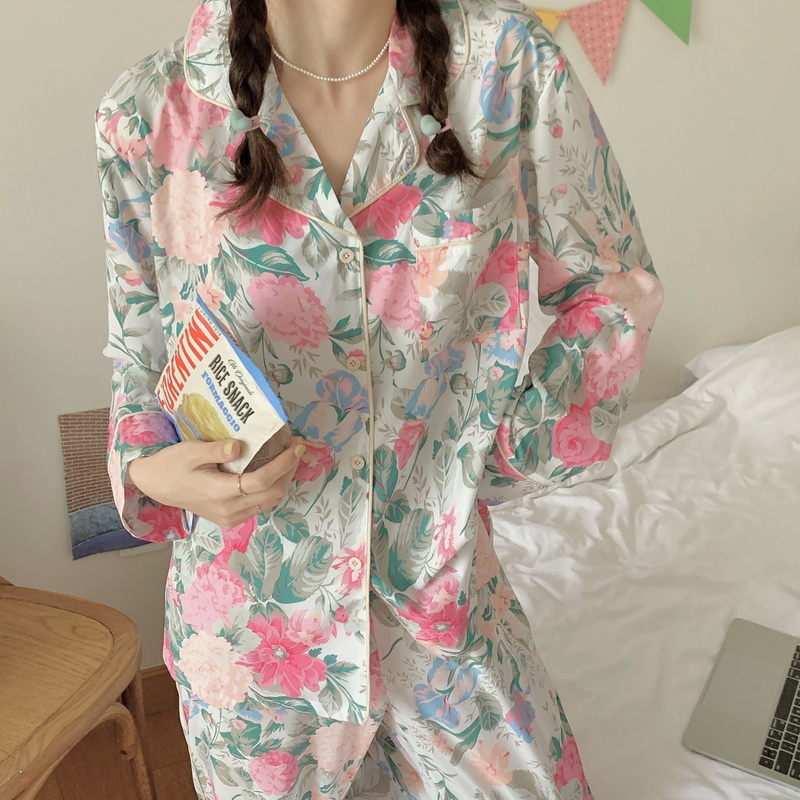 Title 3, Pajamas Cardigan Long-sleeved Suit Sense Of Hom...