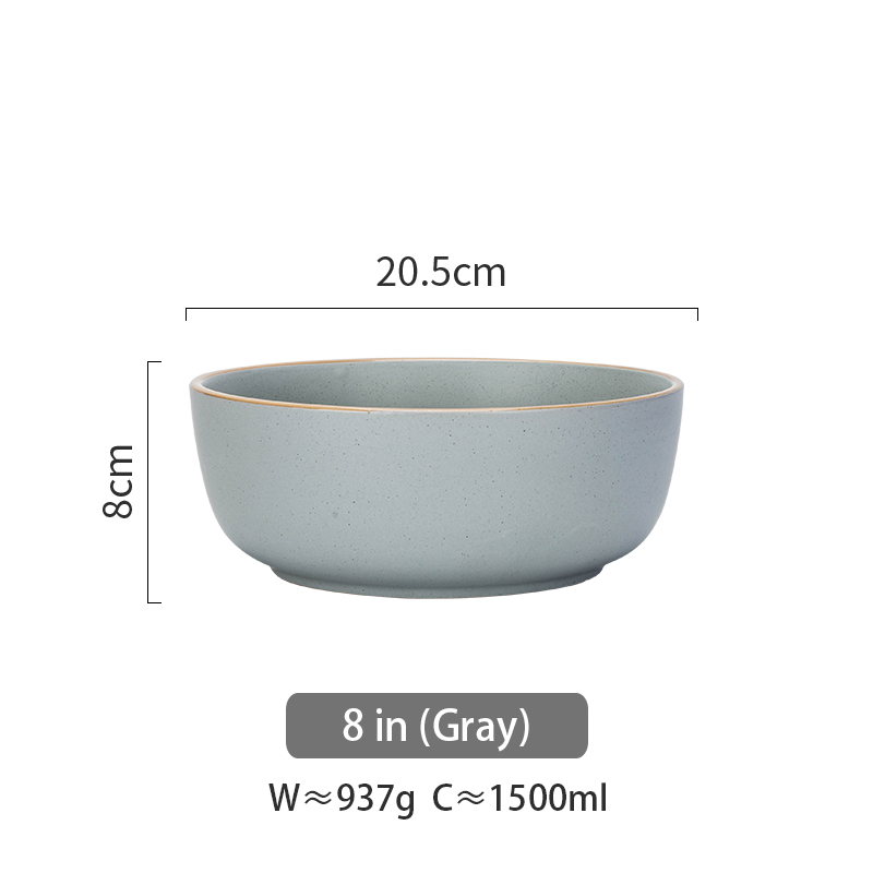 Title 6, Home Nordic Style Simple Fashion Ceramic Bowl