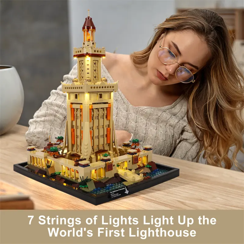 LED Building Block Lighting Puzzle Toy Model