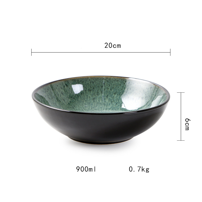 Title 2, Creative Ceramic Kiln Changes Plate Bowl Tableware