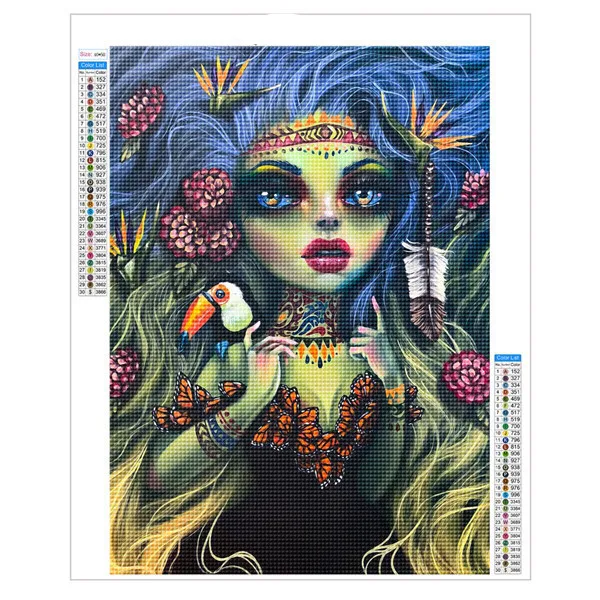 Painting Core Size Diamond Painting Post Diamond Embroidered Square Diamond30X40Cm - Shop at LoveMi