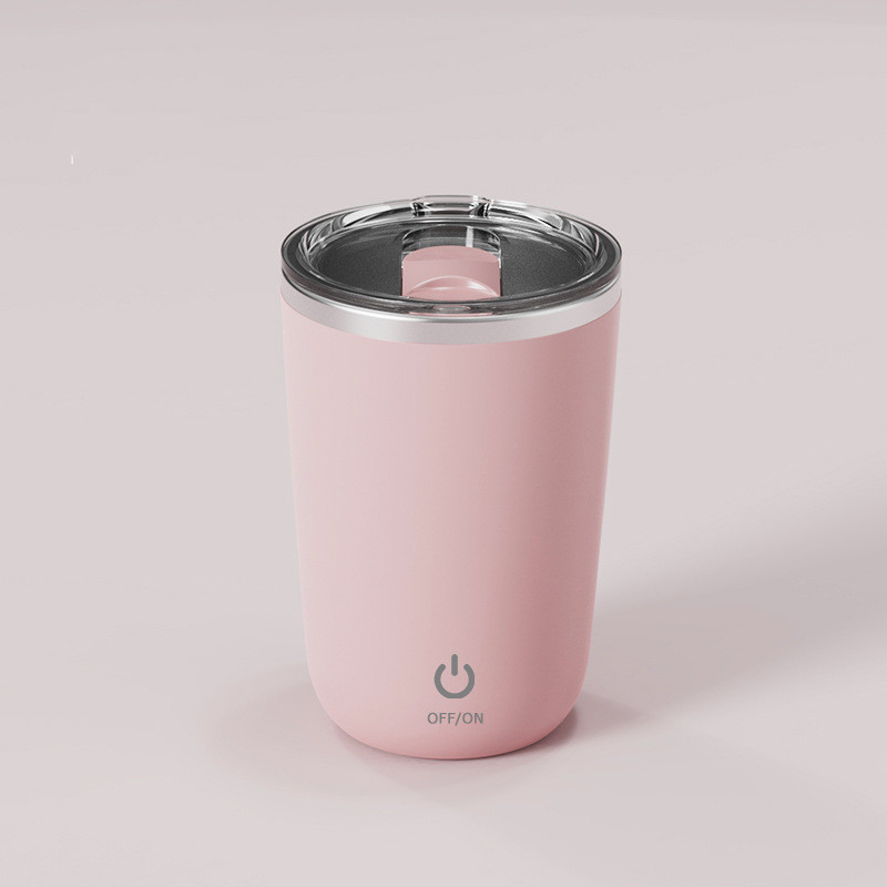 350ml Automatic Self Stirring Mug Coffee Milk Juice Mixing Cup Electric Stainles - Foto 13 di 14
